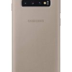 Back panel cover Samsung  Galaxy S10 Leather Cover EF-VG973LJEGWW Gray