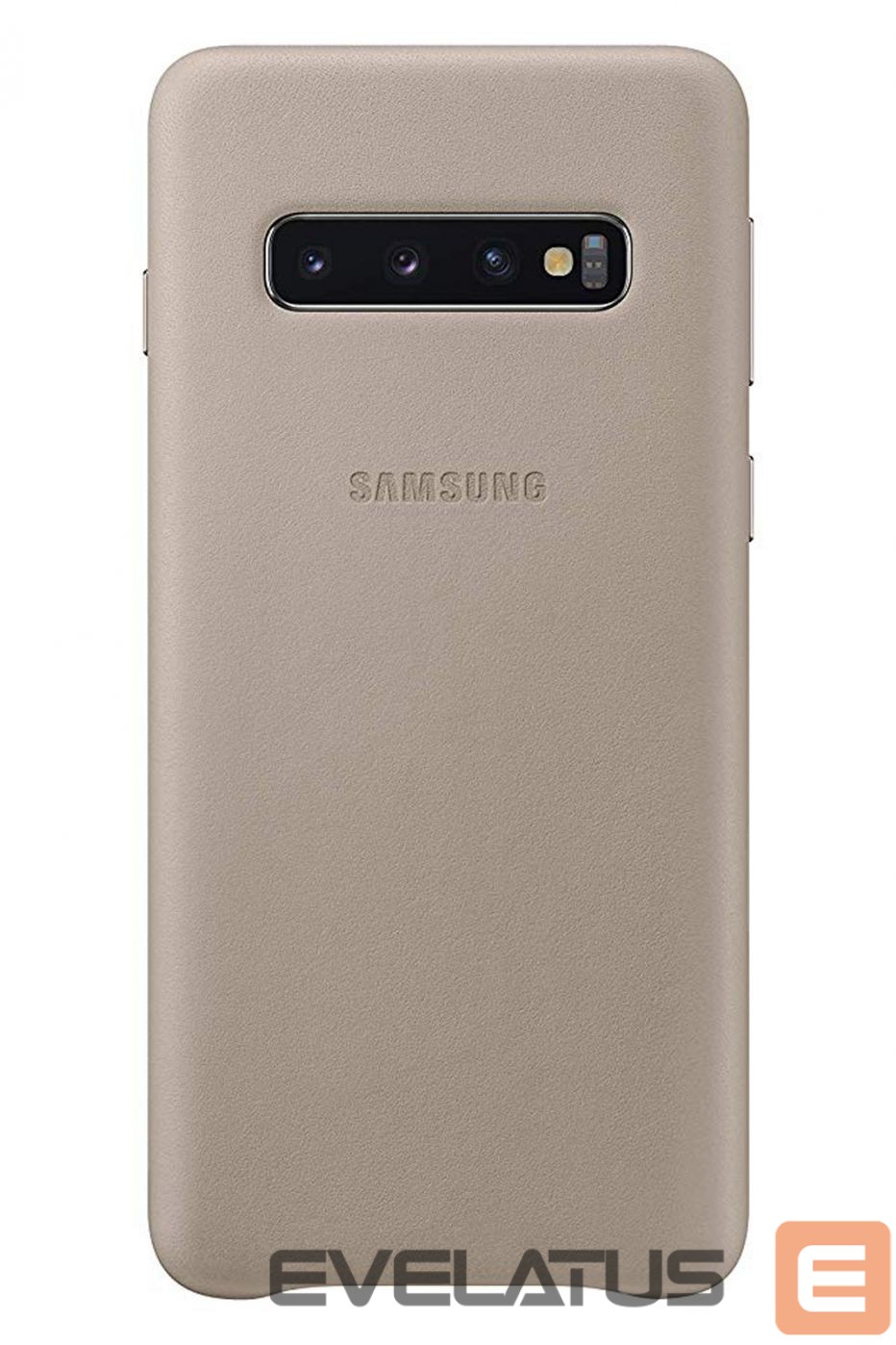 Back panel cover Samsung Galaxy S10 Leather Cover EF-VG973LJEGWW Gray