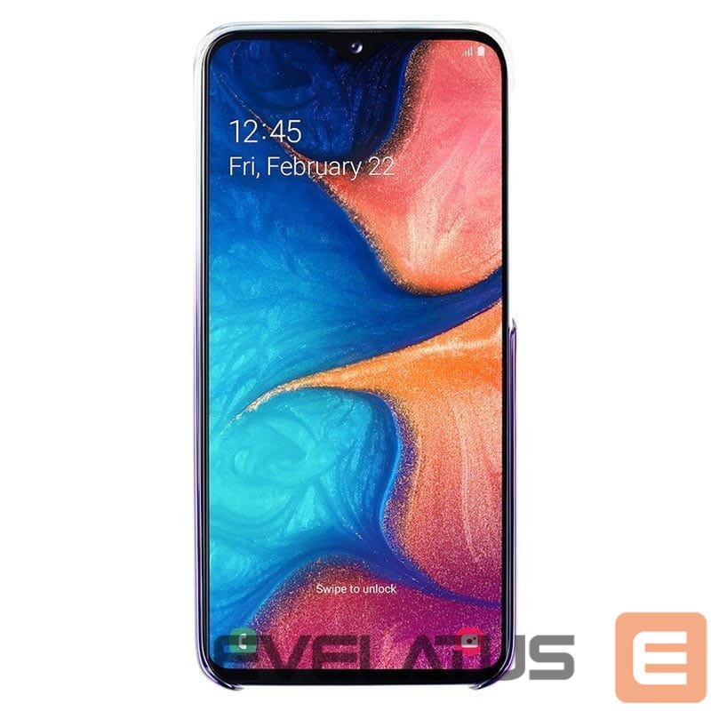 Back panel cover Samsung Galaxy A20e Gradation Cover EF-AA202CVEGWW Violet