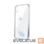 Back panel cover iLike Apple iPhone X / iPhone XS Lotus case Silver