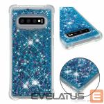 Back panel cover iLike Samsung S10e Back Case Liquid Sparkle Blue