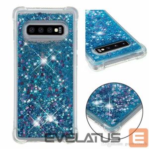 Back panel cover iLike Samsung S10e Back Case Liquid Sparkle Blue