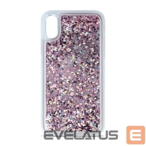 Back panel cover iLike Samsung S10 Back Case Liquid Sparkle Purple