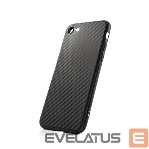 Back panel cover iLike Apple iPhone X/Xs (5.8")Carbon Feber Back Case Black
