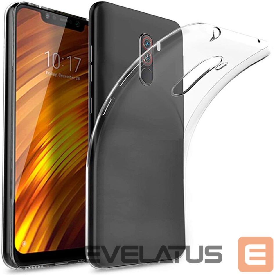 Back panel cover iLike Xiaomi Pocophone F1 TPU Ultra Slim 1mm Transparent
