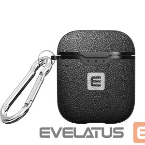 Back panel cover Evelatus Apple Case for AirPods EAC01 Black
