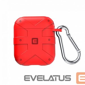 Back panel cover Evelatus Apple Case for AirPods EAC02 Red