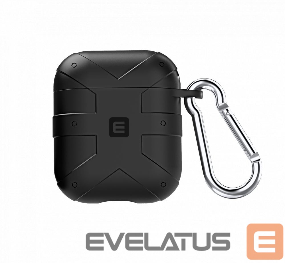 Headphone case Evelatus Apple Case for AirPods EAC02 Black