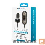 Auto charger Forever Universal PC-01 car charger (4 x USB | 5,8 A) for passengers Black