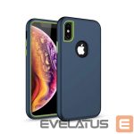 Back panel cover iLike Xiaomi Redmi Note 7 Defender Solid 3in1 Case Navy Blue