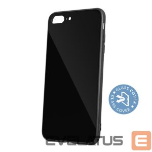 Back panel cover iLike Apple iPhone X / iPhone XS Glass case Black