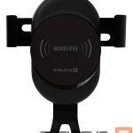 Auto holder Evelatus  Gravity Car Holder with Wireless Charger WCH02 Black
