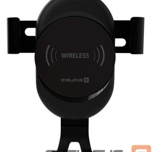Auto holder Evelatus  Gravity Car Holder with Wireless Charger WCH02 Black