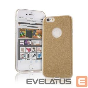 Back panel cover iLike Apple iPhone X / iPhone XS Glitter 3 in 1 Back Case Gold