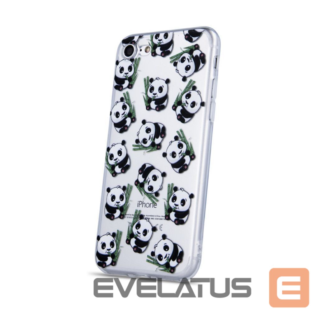 Back panel cover iLike Apple iPhone X / iPhone XS Ultra Trendy Panda Back Case