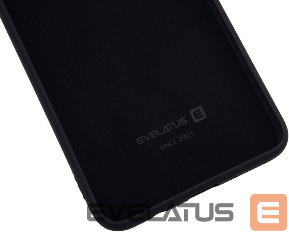 Back panel cover Evelatus Samsung Galaxy A70 Nano Silicone Case Soft Touch TPU Black