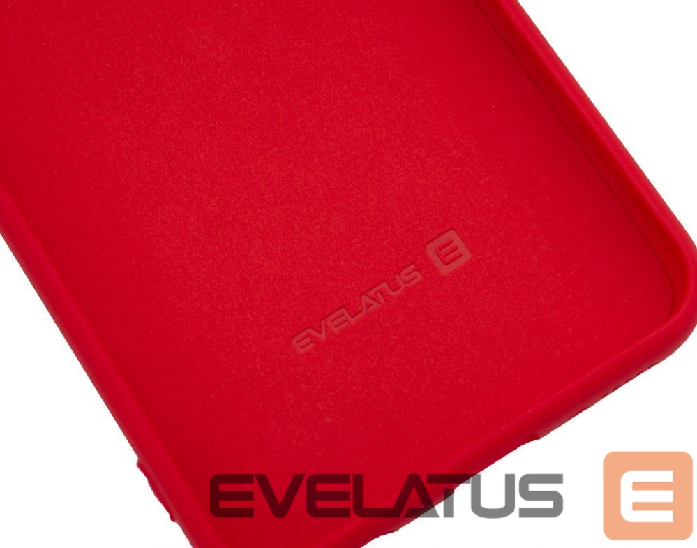 Back panel cover Evelatus Samsung Galaxy A70 Nano Silicone Case Soft Touch TPU Red