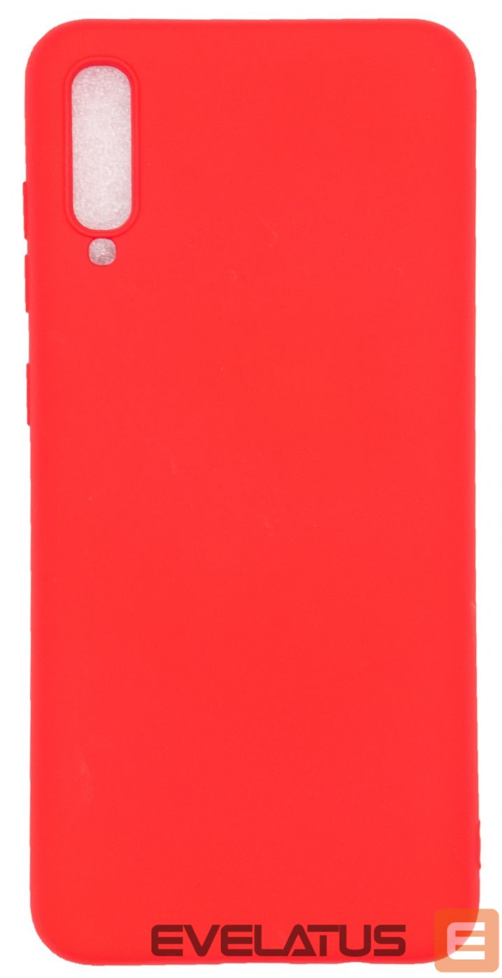 Back panel cover Evelatus Samsung Galaxy A70 Nano Silicone Case Soft Touch TPU Red