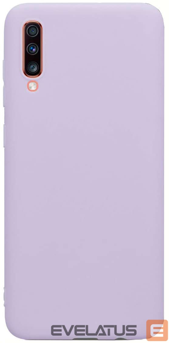 Back panel cover Evelatus Samsung Galaxy A70 Nano Silicone Case Soft Touch TPU Blue