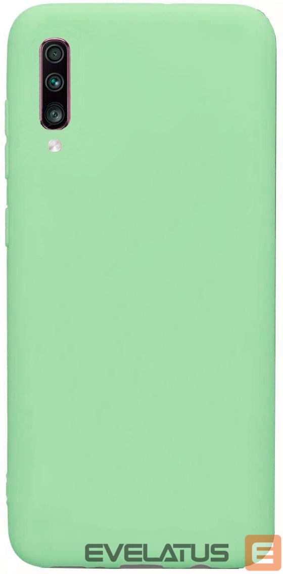 Back panel cover Evelatus Samsung Galaxy A70 Nano Silicone Case Soft Touch TPU Mint