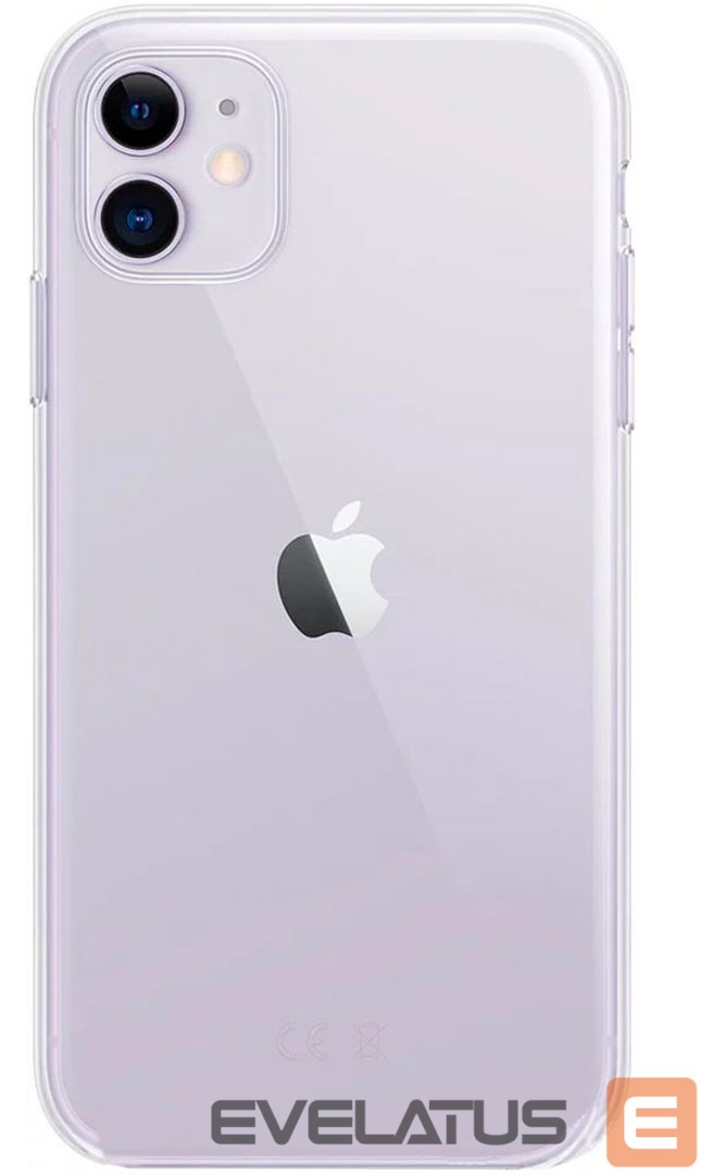Back panel cover iLike Apple iPhone 11 Slim Case 1mm Transparent