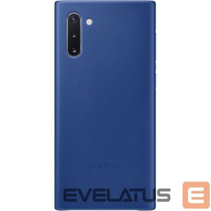 Back panel cover Samsung  Galaxy Note 10 Leather Cover Blue