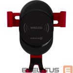 Auto holder Evelatus - Gravity Car Holder with Wireless Charger WCH02 Red