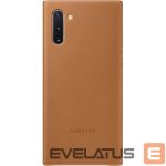 Back panel cover Samsung  Galaxy Note 10 Leather Cover Camel