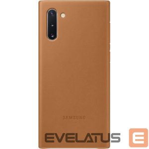 Back panel cover Samsung  Galaxy Note 10 Leather Cover Camel