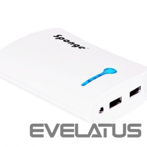 Power bank Sponge  Power bank Energy 8400 White