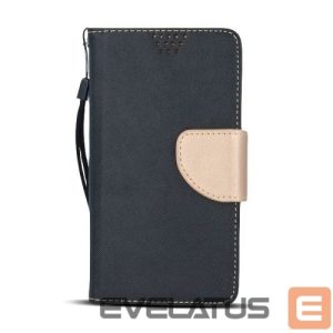 Book case iLike Universal Smart Universal Fancy 4,7-5,3" case Black Gold