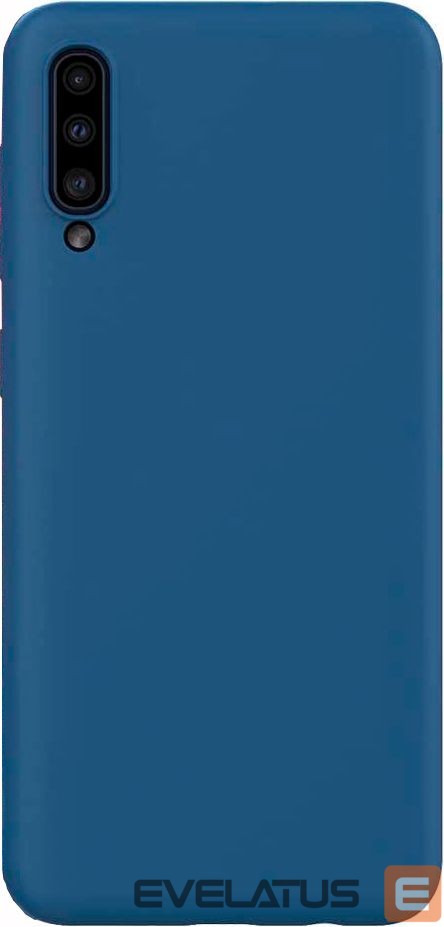 Back panel cover Evelatus Samsung Galaxy A30s/A50/A50s Nano Silicone Case Soft Touch TPU Dark Blue