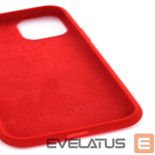 Back panel cover Evelatus Apple iPhone 11 Pro Premium Soft Touch Silicone Case Red