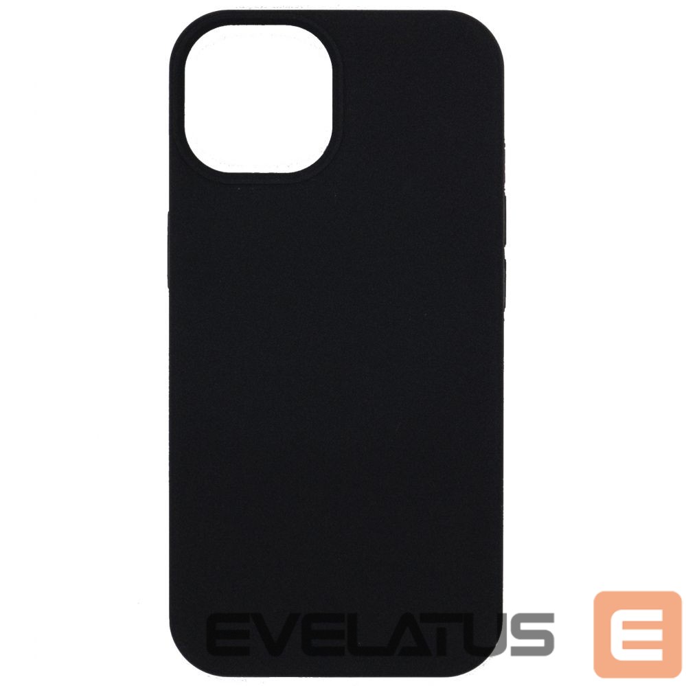 Back panel cover Evelatus Apple iPhone 11 Pro Max Premium Soft Touch Silicone Case Black