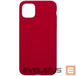 Back panel cover Evelatus Apple iPhone 11 Pro Max Premium Soft Touch Silicone Case Red