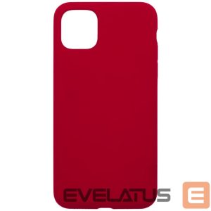 Back panel cover Evelatus Apple iPhone 11 Pro Max Premium Soft Touch Silicone Case Red
