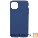 Back panel cover Evelatus Apple iPhone 11 Pro Max Premium Soft Touch Silicone case Midnight Blue