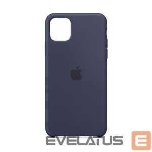 Back panel cover Apple  iPhone 11 Pro Max Silicone Case MWYW2ZM/A Midnight Blue