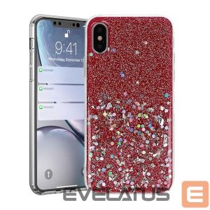 Back panel cover Vennus Apple iPhone X/XS Red
