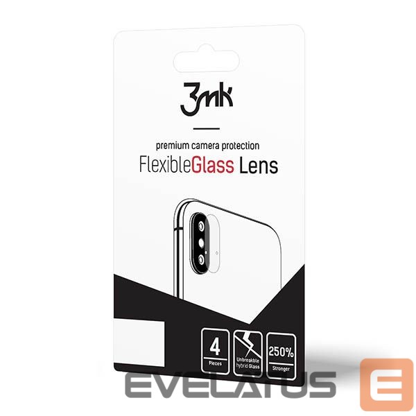 Protective glass 3MK Apple iPhone XR FlexibleGlass Camera Glass Lens (4 PSC)
