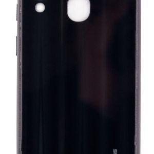 Back panel cover Evelatus Samsung Galaxy A10 Water Ripple Full Color Electroplating Tempered Glass Black