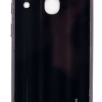 Back panel cover Evelatus Samsung A20e Water Ripple Full Color Electroplating Tempered Glass Black