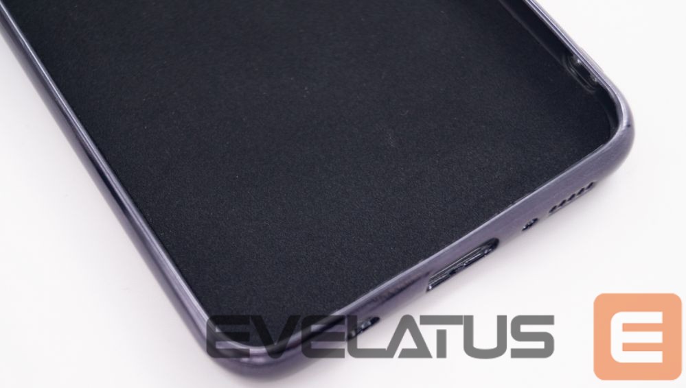 Back panel cover Evelatus Samsung Galaxy A50 Water Ripple Full Color Electroplating Tempered Glass Black