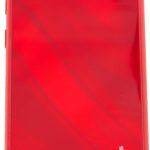 Back panel cover Evelatus Samsung Galaxy A10 Water Ripple Full Color Electroplating Tempered Glass Case Red