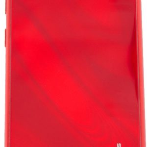 Back panel cover Evelatus Samsung Galaxy A10 Water Ripple Full Color Electroplating Tempered Glass Case Red