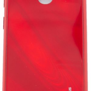 Back panel cover Evelatus Samsung Galaxy A20e Water Ripple Full Color Electroplating Tempered Glass Red