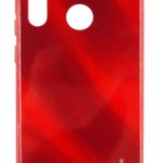 Back panel cover Evelatus Xiaomi Xiaomi Redmi Note 8 / Redmi Note 8 2021 Water Ripple Full Color Electroplating Tempered Glass Case Red