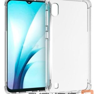 Back panel cover Evelatus Samsung Galaxy A10 Military Shockproof Silicone Case TPU Transparent