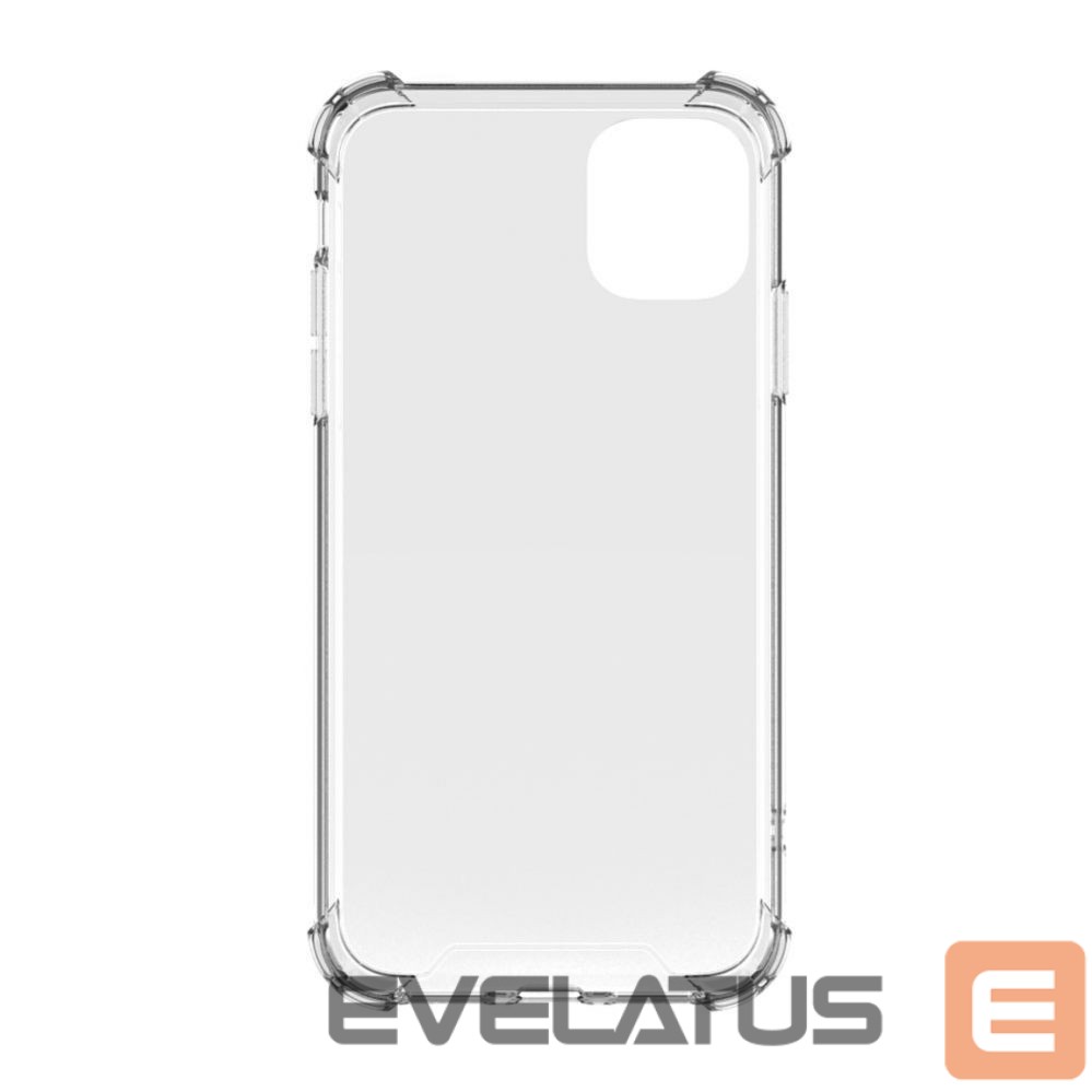 Back panel cover Evelatus Apple iPhone 11 Military Shockproof Silicone Case TPU Transparent