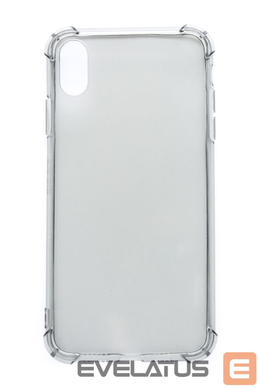 Back panel cover Evelatus Apple iPhone X/XS Military Shockproof Silicone Case TPU Black
